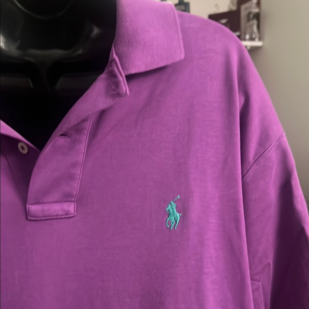 Polo by Ralph Lauren Purple Polo Shirt Classic Style